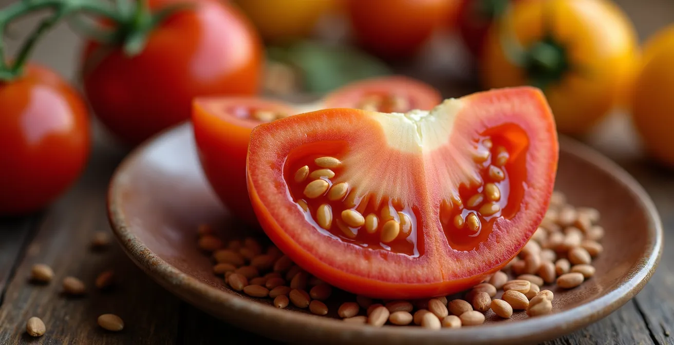 Proceso de selección y extracción de semillas de tomates tradicionales españoles